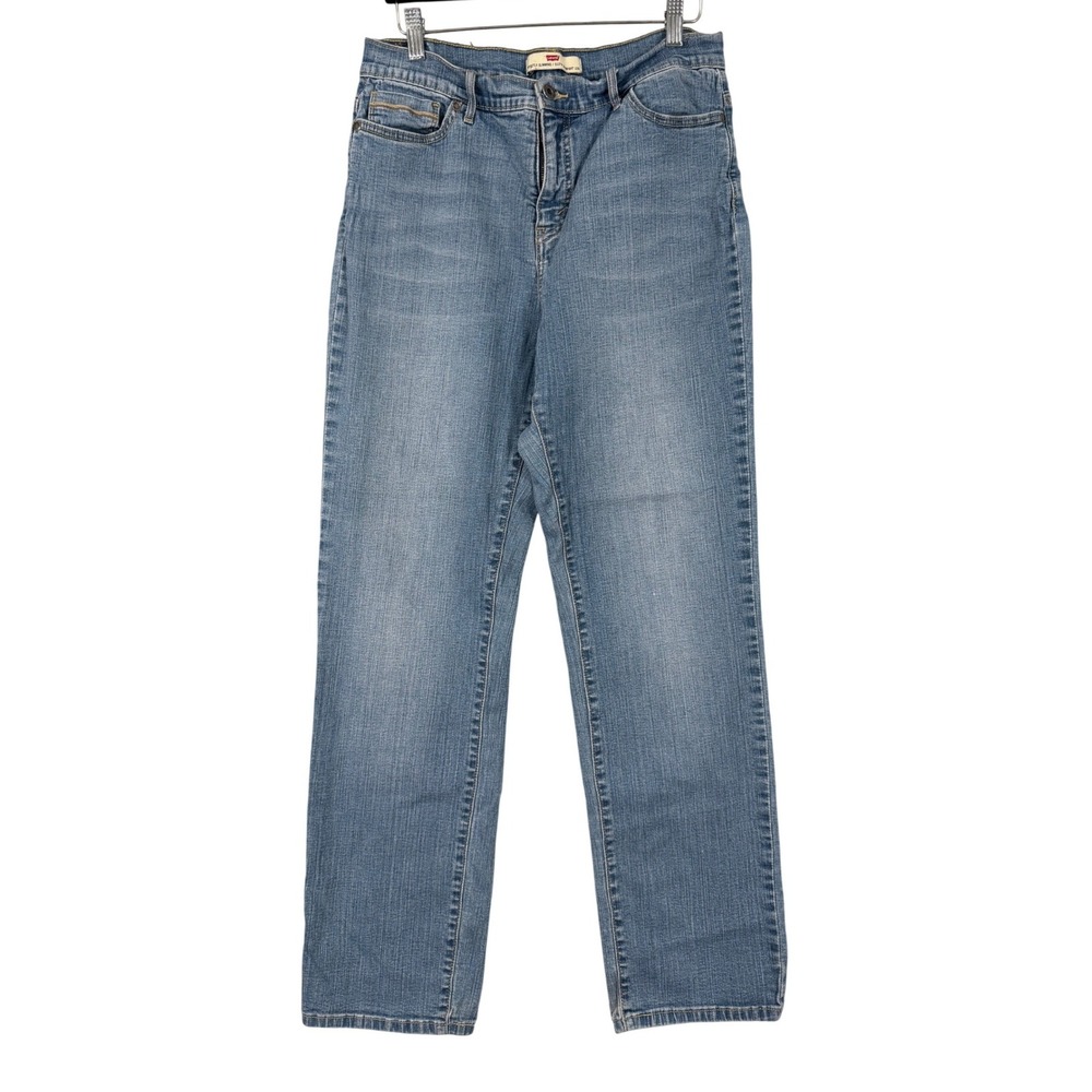 2010s Levi's 512 Perfectly Slimming‎ Straight Leg Jeans Women 12M Medium Wash